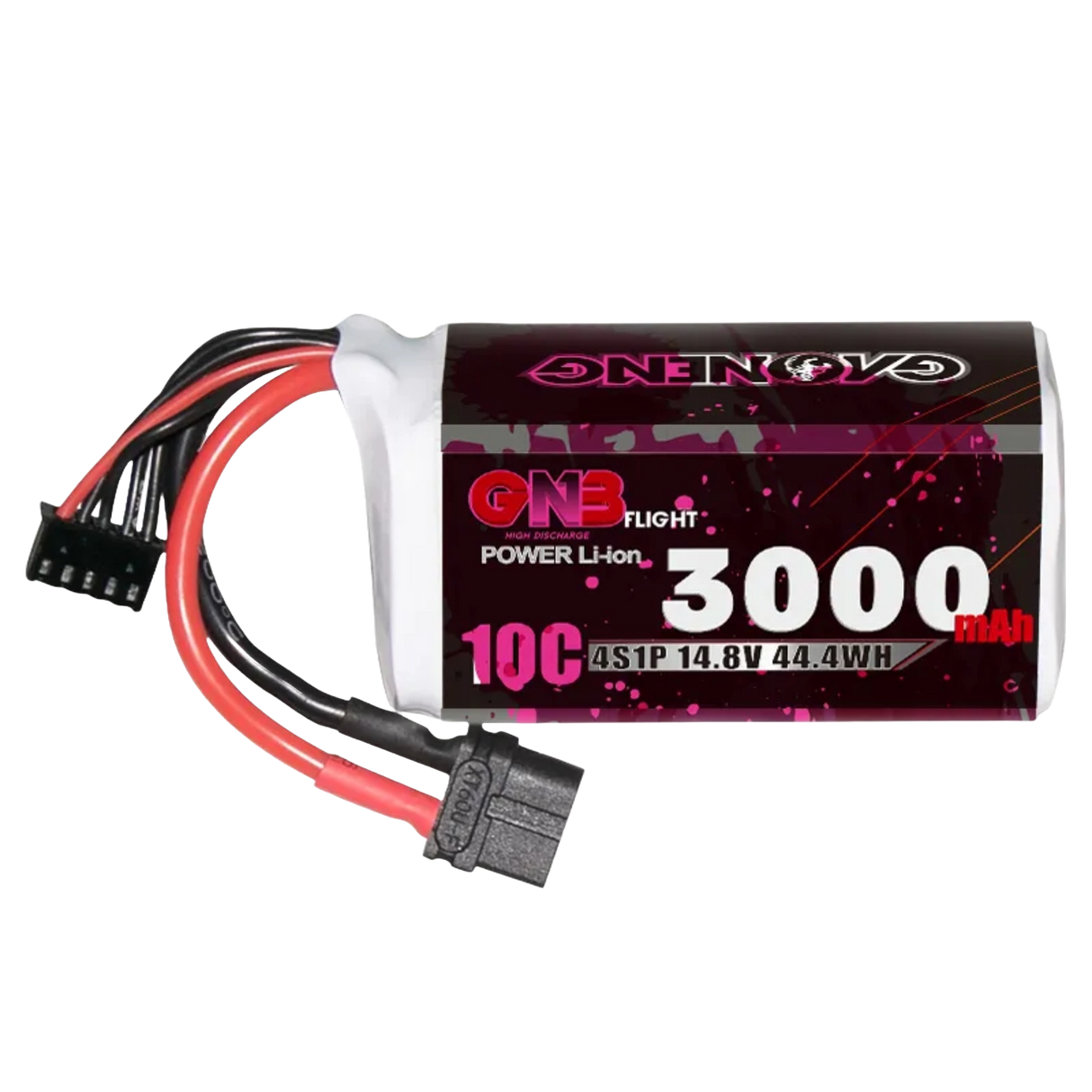 Batterie Li-ion GNB 4S 14,8 V 3000 mAh 10 C XT60 fabriquée avec Sony 18650 VTC6