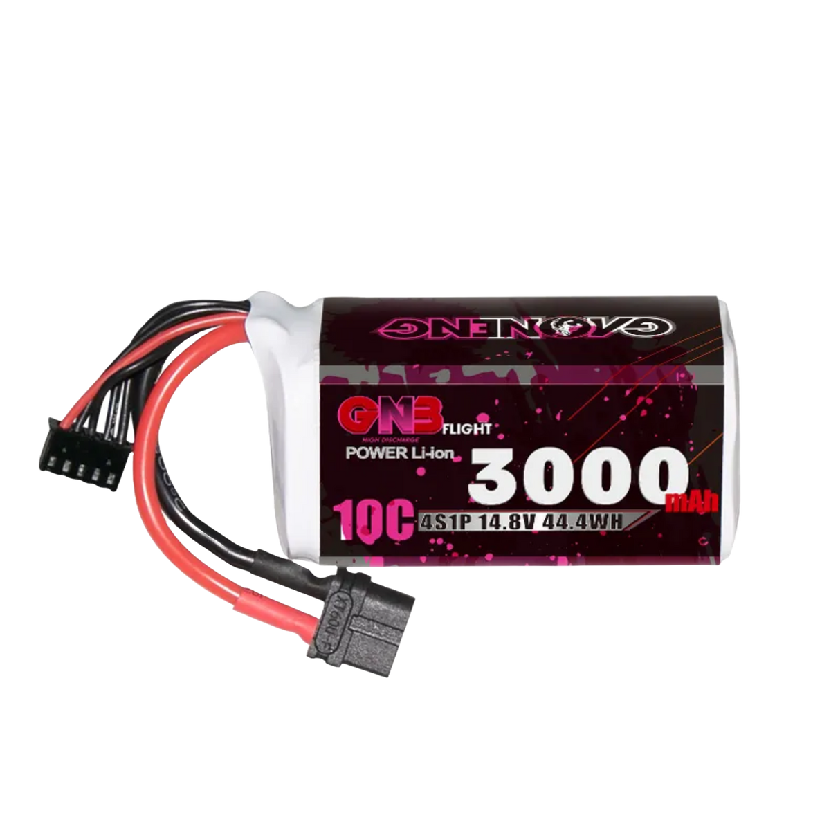 Batterie Li-ion GNB 4S 14,8 V 3000 mAh 10 C XT60 fabriquée avec Sony 18650 VTC6