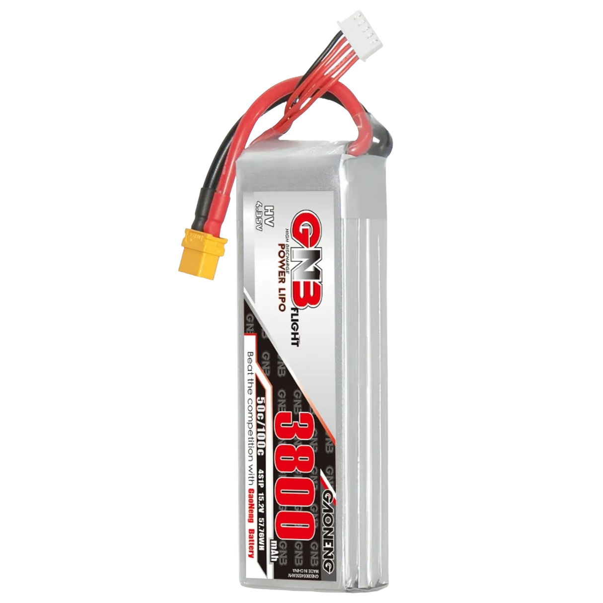 GNB LiHV 4S 15.2V 3800mAh 50C LiPo Battery XT60