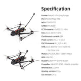 Rekon 5 Mini Long Range Quad 6S Analog Drone (ELRS 2.4G)