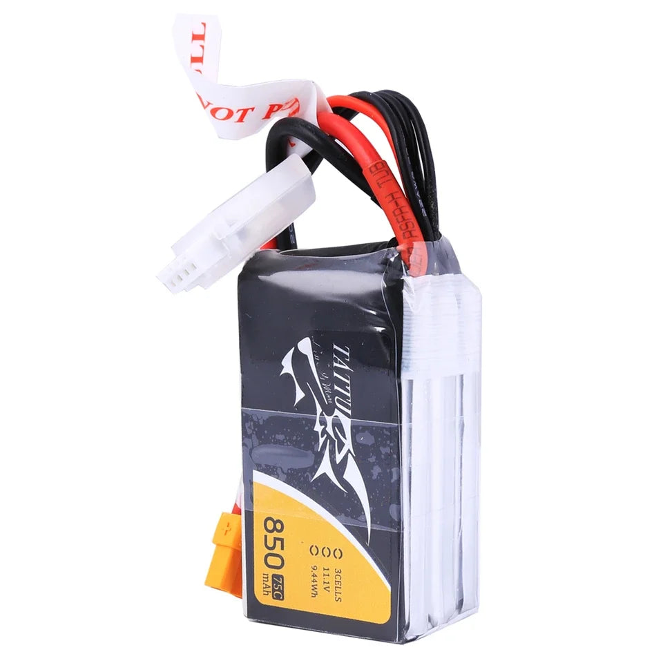 Tattu 850mAh 3S 75C 11.1V Lipo Battery