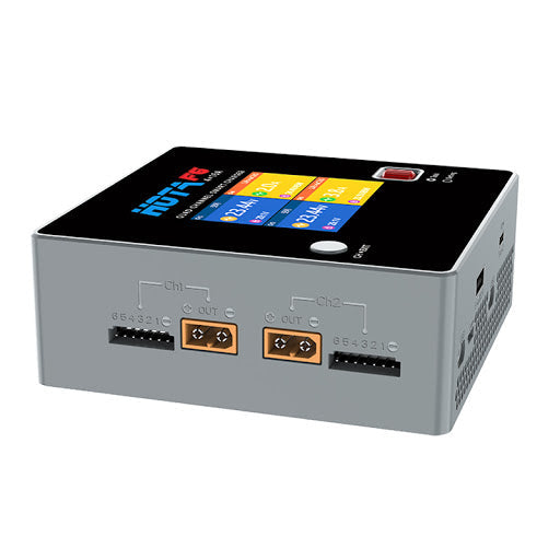 HOTA F6 4x250W 15A 4 Channel Smart Balance Charger with Type-C